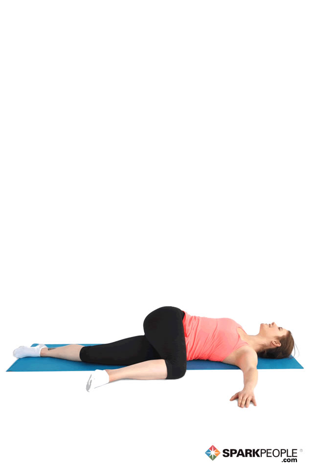 Lying Hip & Glute Stretch Exercise