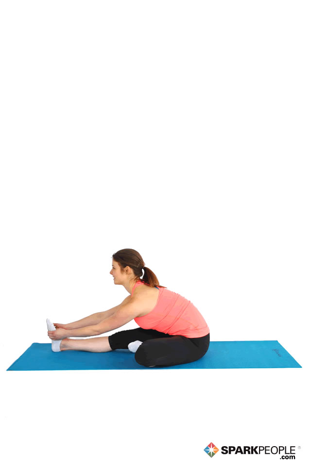 Seated Advanced Hurdler Stretch Exercise