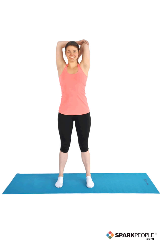 Standing Triceps Stretch Exercise