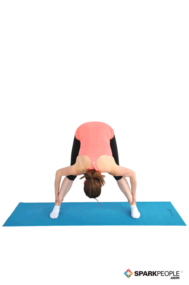 Wide-Leg Modified Forward Bend Exercise