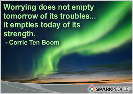 Motivational Quote - Worrying does not empty tomorrow of its troubles…. it empties today of its strength.